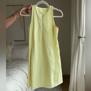 NWT Spanx yellow high neck active dress